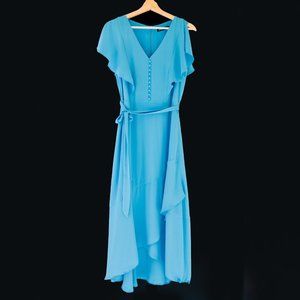 Sky blue party dress